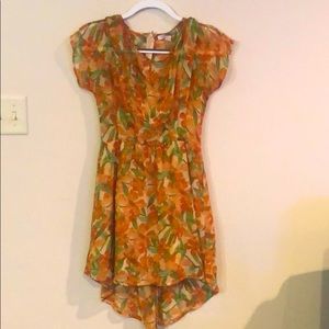 Floral mid length dress